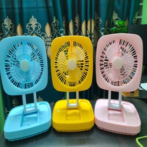 🔥 Rechargeable Folding Desk Fan with LED Light – JK F666 Model 💨💡  🔋 লোডশেডিং, গরম আর অন্ধকার—সব সমস্যার এক স্মার্ট সমাধান!